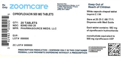 Ciprofloxacin 20 Count Sample Label (Ciprofloaxin 20 Count Sample Label)